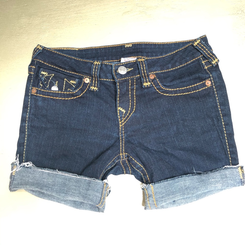 True Religion Jean Shorts Size 29 Becky Big T